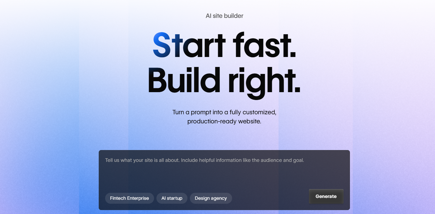 Webflow website builder interface