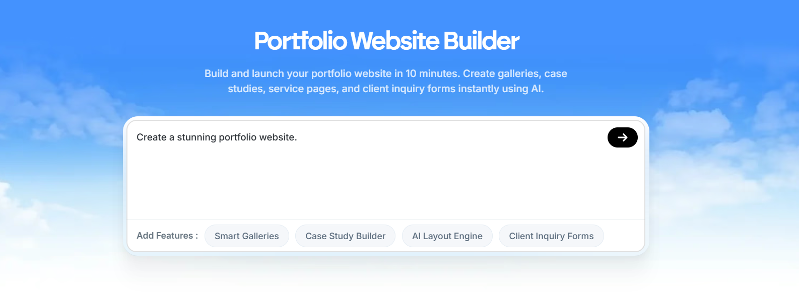 Gamma portfolio builder interface