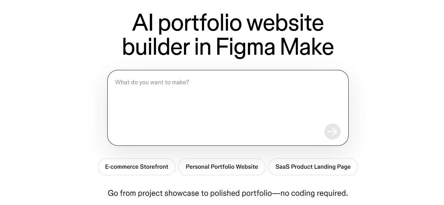 Lovable portfolio builder interface
