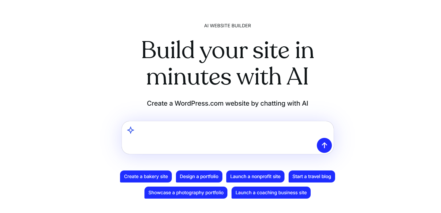 WordPress CMS screenshot